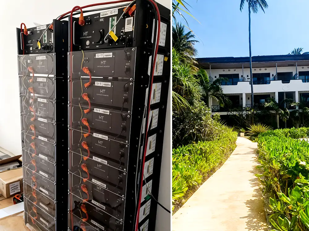 Projets d’alimentation énergétique par stockage d’énergie extérieur de HT Infinitepower
